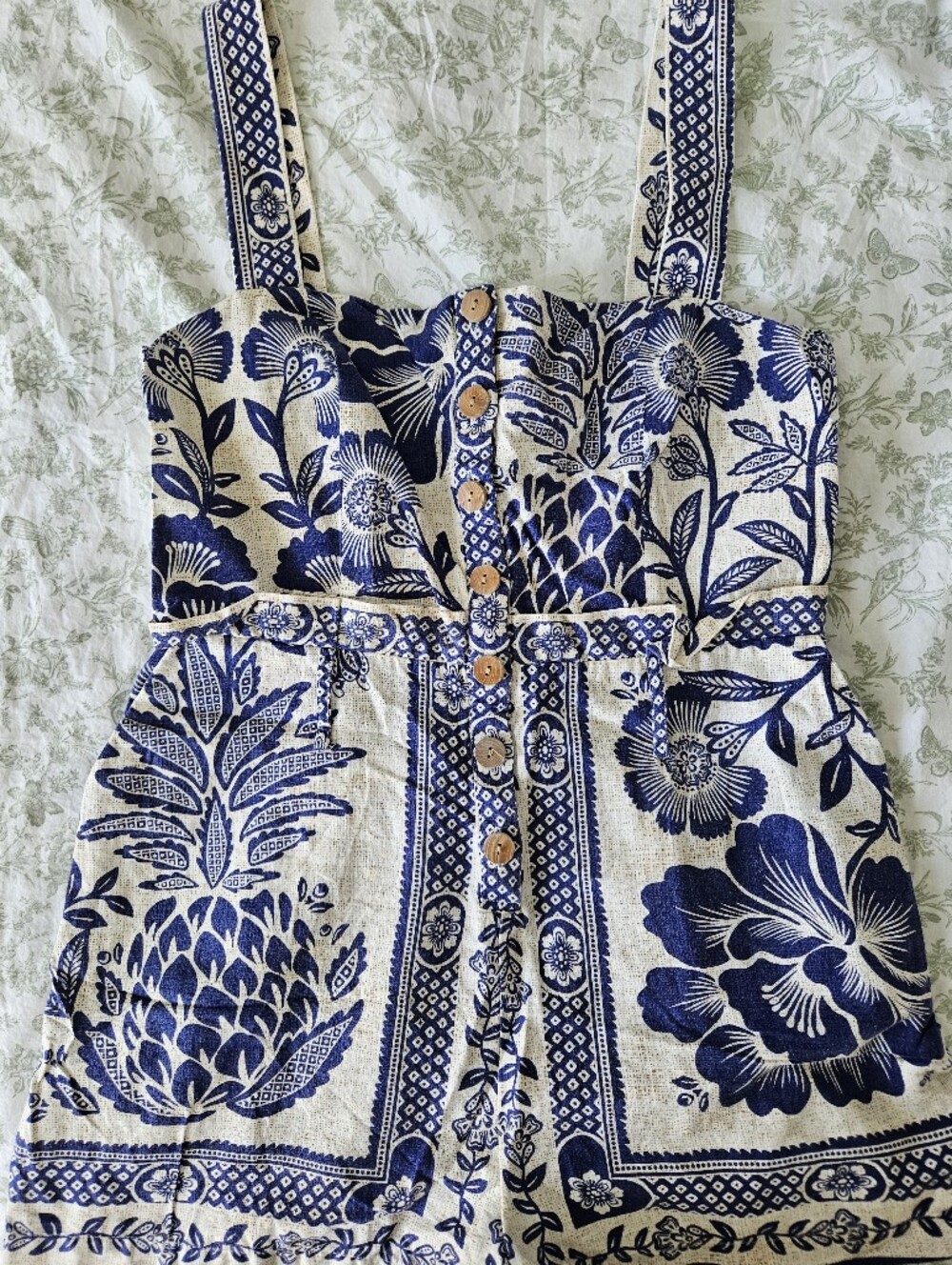 Farm Rio Romper Pineapple Print - Picture 4 of 12
